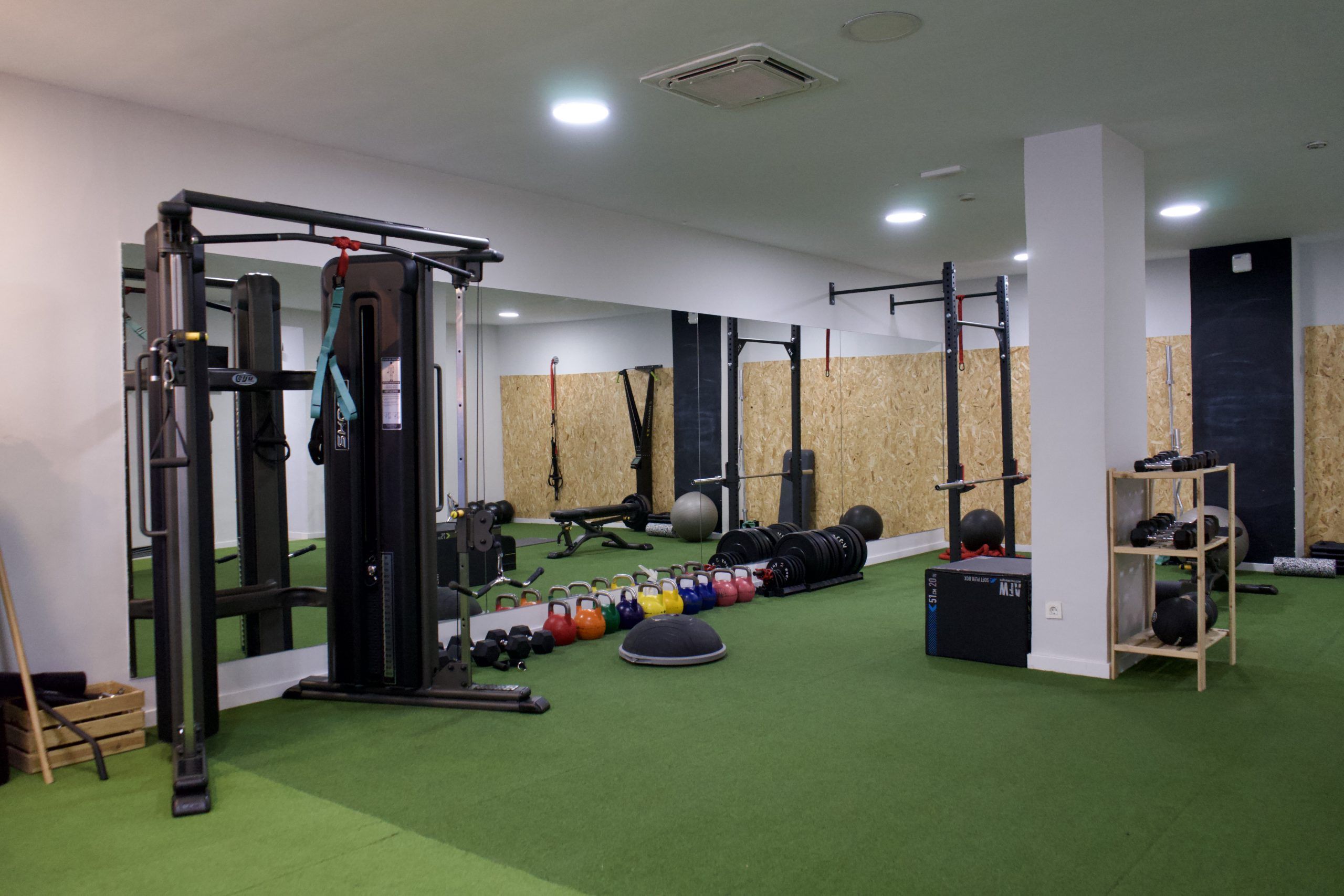 Zona de entrenamiento en Castelló