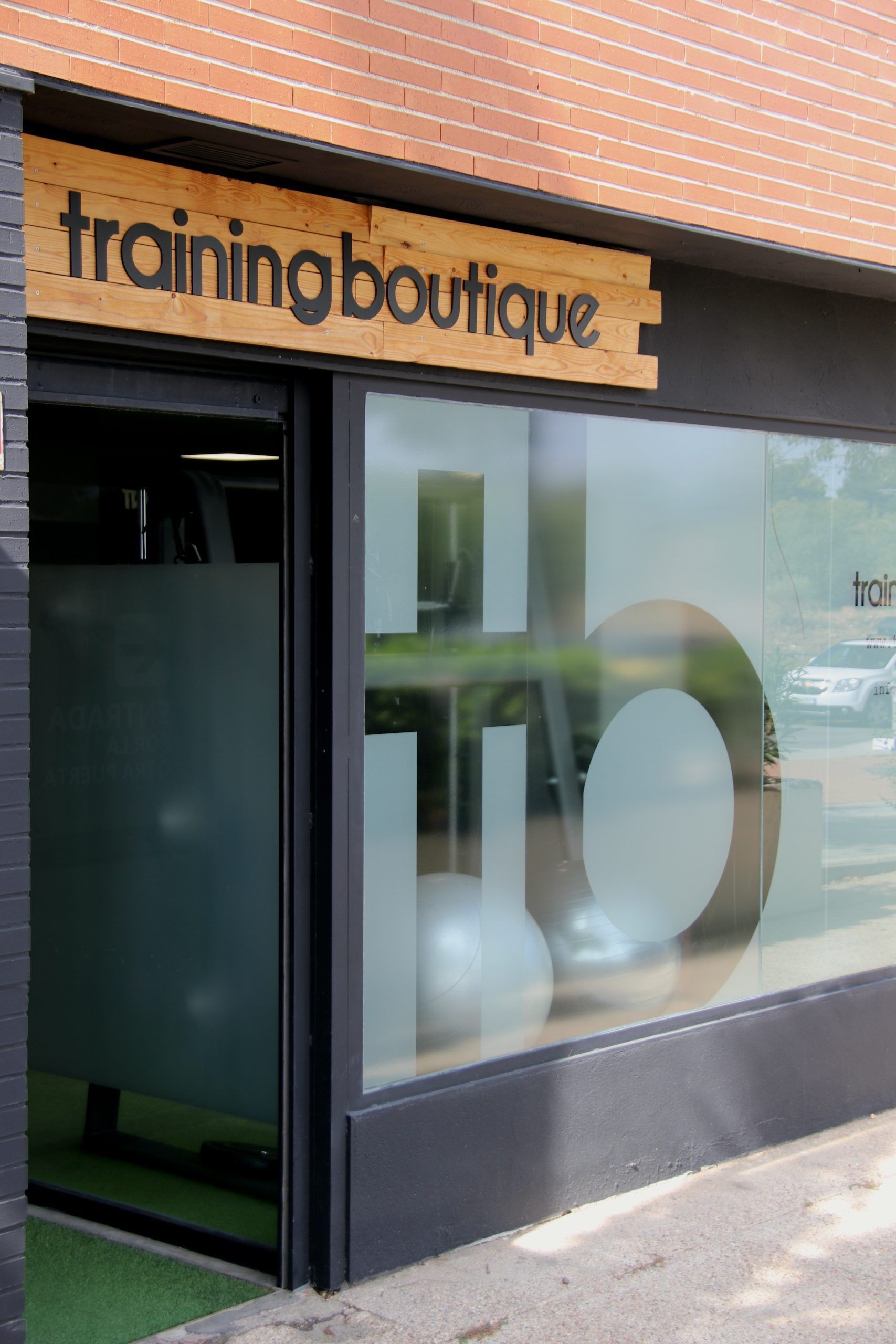 Zona de entrenamiento en Pozuelo